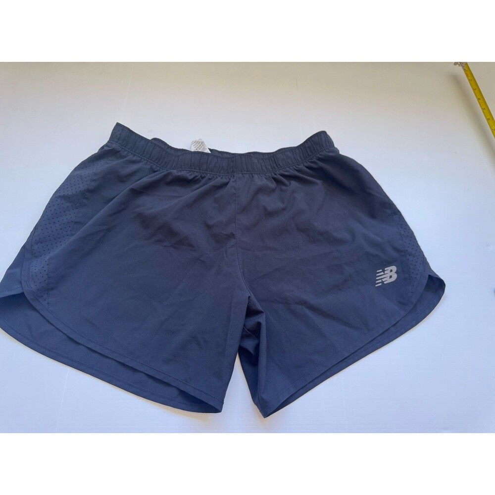 New Balance Women’s Black Running Athletic Shorts Size M Drawstring Logo